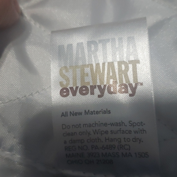 Martha stewart snowflake Christmas tree skirt - Picture 3 of 6